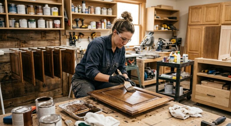 Cabinet Staining Service in Muncie, IN