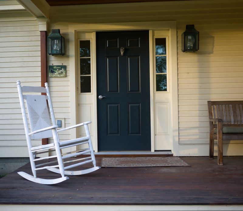 Exterior painting of a front porch